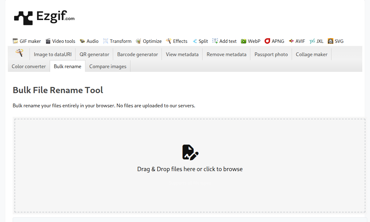 Bulk File Rename Tool