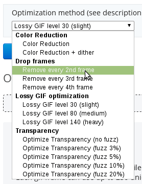 Removing every second frame from GIF animation